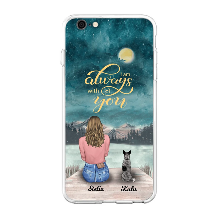 Personalized Phone Case Dog Mom - Gift For Dog Lovers with upto 4 Dogs - Busy Being A Dog Mom