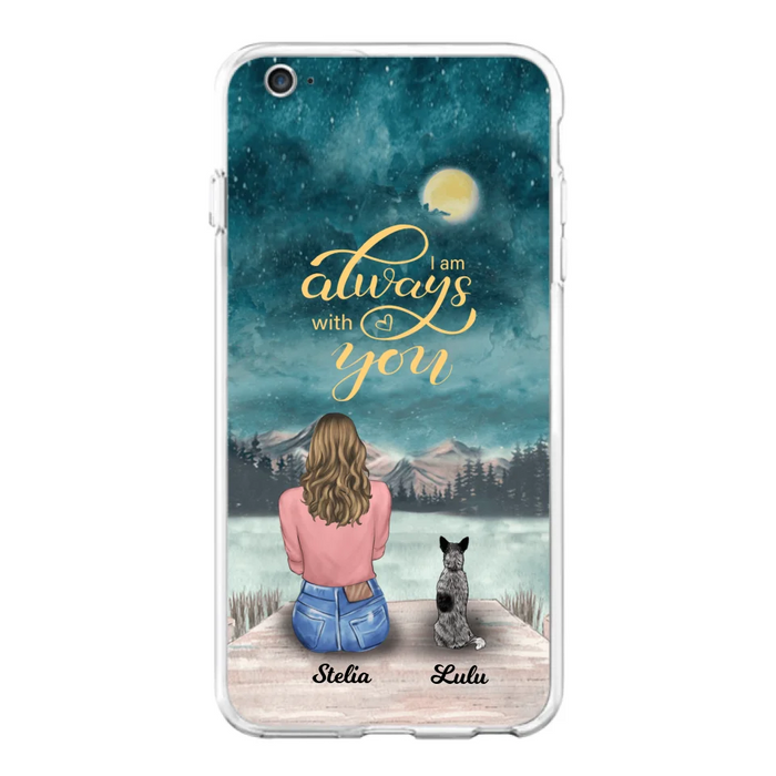 Personalized Phone Case Dog Mom - Gift For Dog Lovers with upto 4 Dogs - Busy Being A Dog Mom