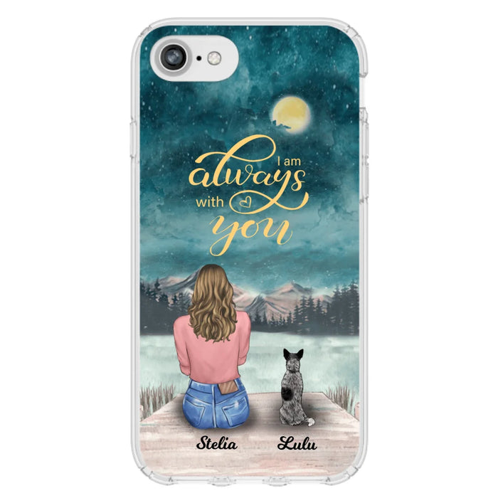 Personalized Phone Case Dog Mom - Gift For Dog Lovers with upto 4 Dogs - Busy Being A Dog Mom