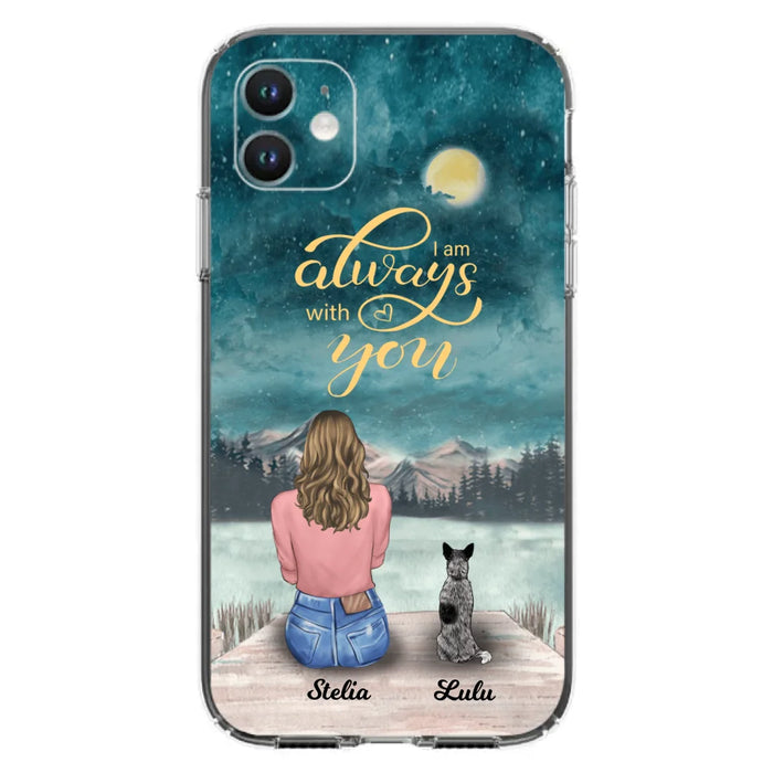 Personalized Phone Case Dog Mom - Gift For Dog Lovers with upto 4 Dogs - Busy Being A Dog Mom