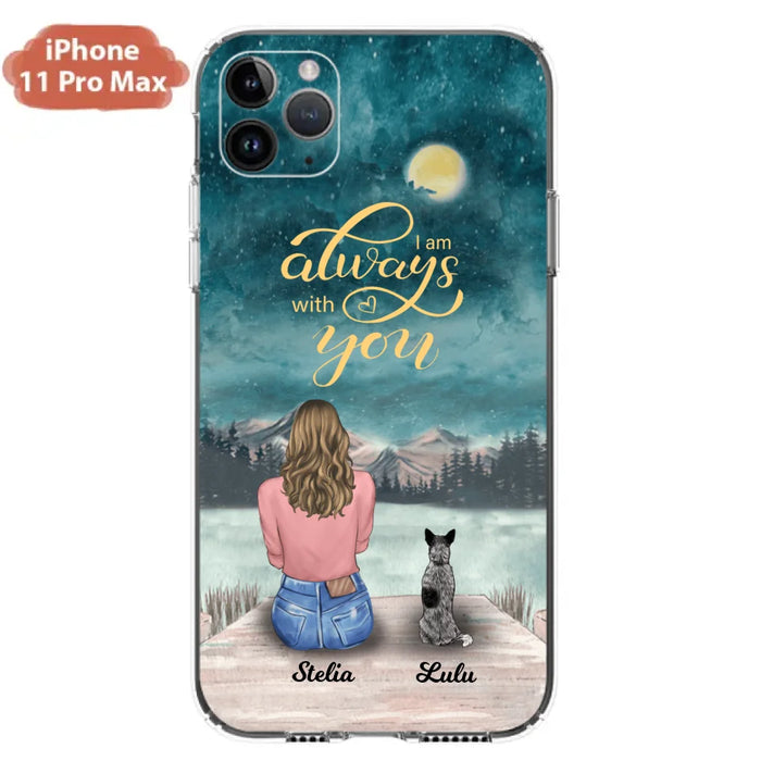 Personalized Phone Case Dog Mom - Gift For Dog Lovers with upto 4 Dogs - Busy Being A Dog Mom