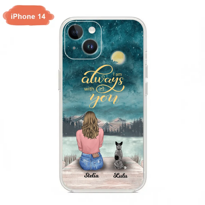 Personalized Phone Case Dog Mom - Gift For Dog Lovers with upto 4 Dogs - Busy Being A Dog Mom