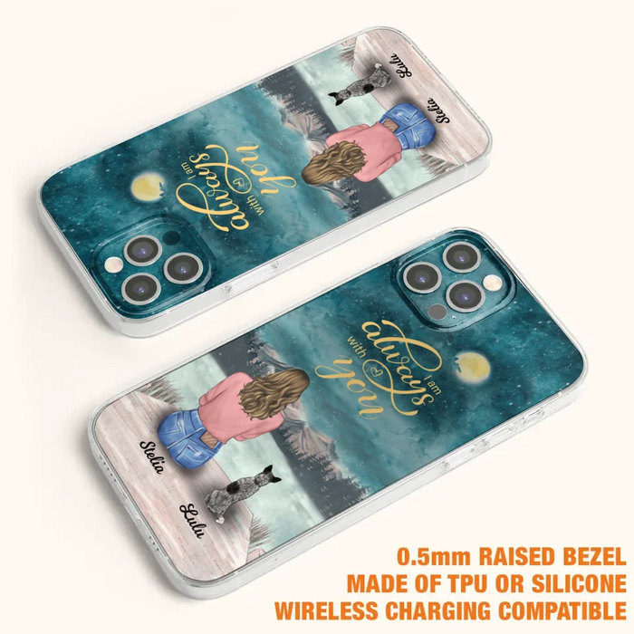 Personalized Phone Case Dog Mom - Gift For Dog Lovers with upto 4 Dogs - Busy Being A Dog Mom