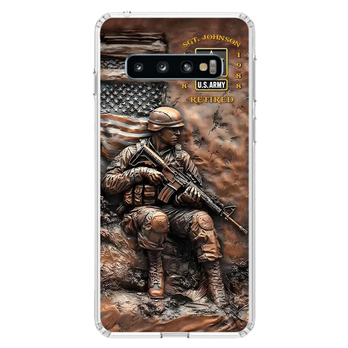 Custom Personalized Veteran Phone Case - Gift Idea For Veteran - Case For iPhone/ Samsung