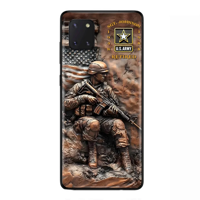 Custom Personalized Veteran Phone Case - Gift Idea For Veteran - Case For iPhone/ Samsung