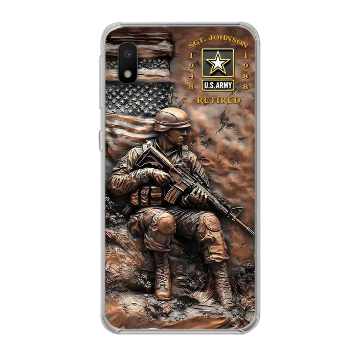 Custom Personalized Veteran Phone Case - Gift Idea For Veteran - Case For iPhone/ Samsung