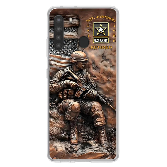 Custom Personalized Veteran Phone Case - Gift Idea For Veteran - Case For iPhone/ Samsung