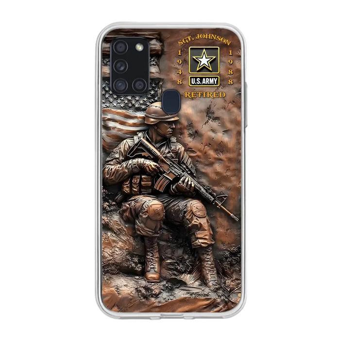 Custom Personalized Veteran Phone Case - Gift Idea For Veteran - Case For iPhone/ Samsung