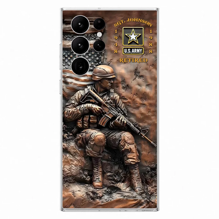 Custom Personalized Veteran Phone Case - Gift Idea For Veteran - Case For iPhone/ Samsung