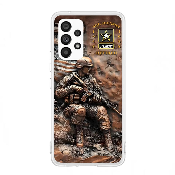 Custom Personalized Veteran Phone Case - Gift Idea For Veteran - Case For iPhone/ Samsung