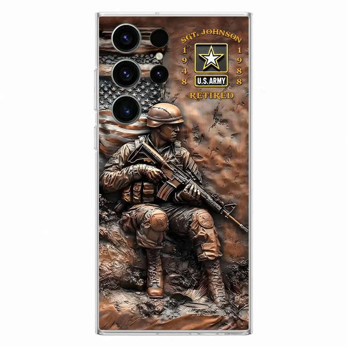 Custom Personalized Veteran Phone Case - Gift Idea For Veteran - Case For iPhone/ Samsung