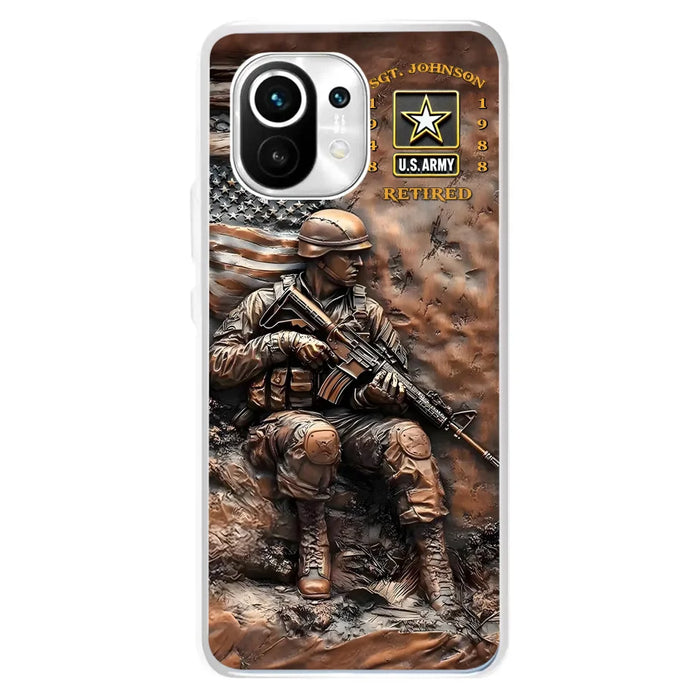 Custom Personalized Veteran Phone Case - Gift Idea For Veteran - Case For Xiaomi/ Oppo/ Huawei