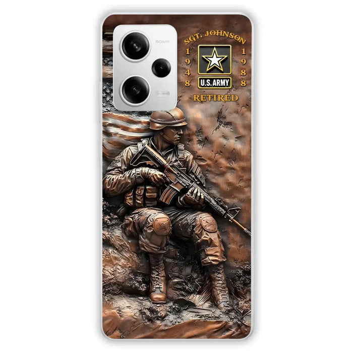 Custom Personalized Veteran Phone Case - Gift Idea For Veteran - Case For Xiaomi/ Oppo/ Huawei