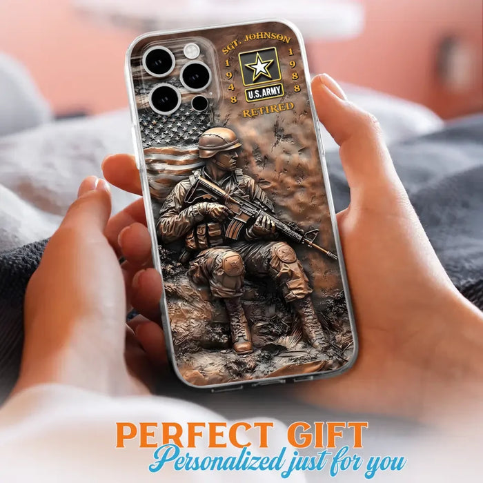 Custom Personalized Veteran Phone Case - Gift Idea For Veteran - Case For iPhone/ Samsung