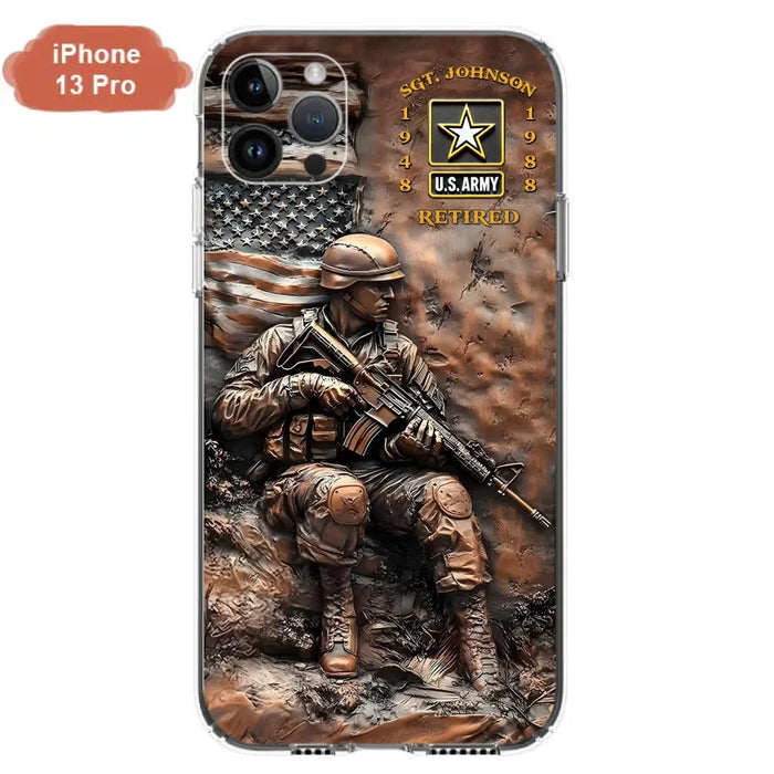 Custom Personalized Veteran Phone Case - Gift Idea For Veteran - Case For iPhone/ Samsung