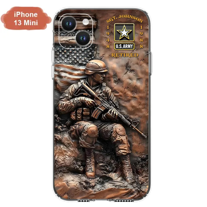 Custom Personalized Veteran Phone Case - Gift Idea For Veteran - Case For iPhone/ Samsung