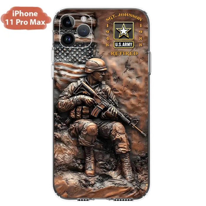 Custom Personalized Veteran Phone Case - Gift Idea For Veteran - Case For iPhone/ Samsung