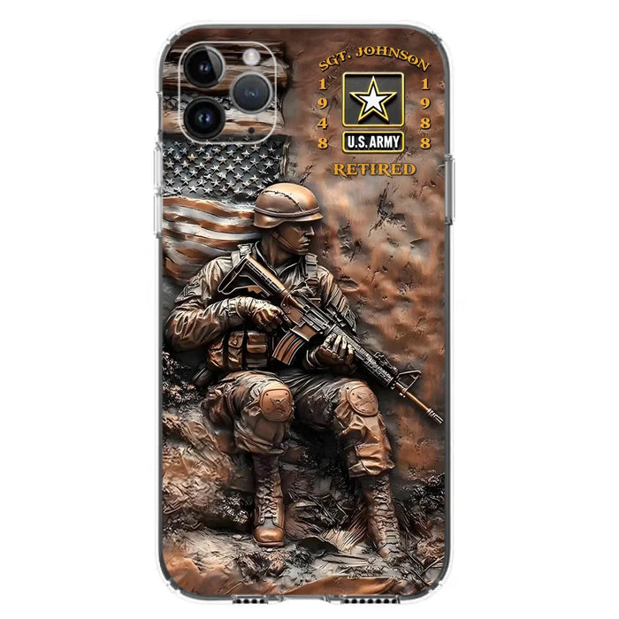 Custom Personalized Veteran Phone Case - Gift Idea For Veteran - Case For iPhone/ Samsung