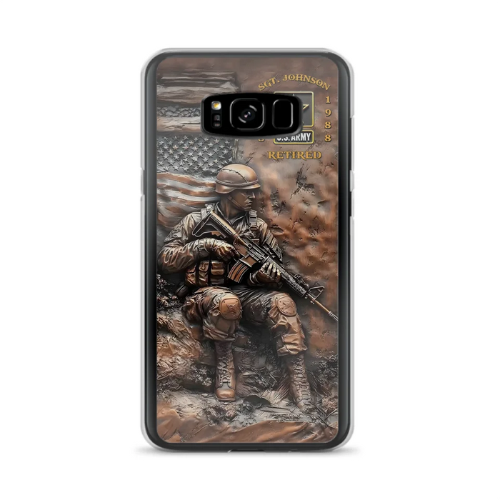 Custom Personalized Veteran Phone Case - Gift Idea For Veteran - Case For iPhone/ Samsung