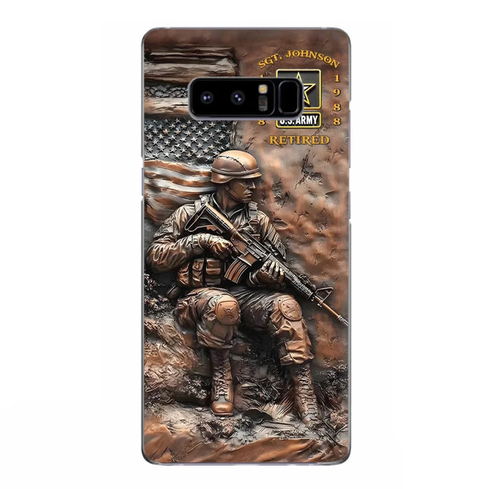 Custom Personalized Veteran Phone Case - Gift Idea For Veteran - Case For iPhone/ Samsung