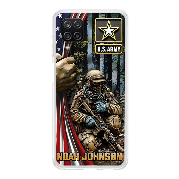 Custom Personalized Veteran Phone Case For iPhone/ Samsung - Veteran Gift Idea - Custom Name