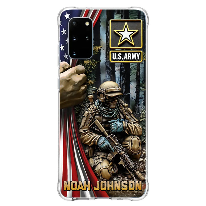 Custom Personalized Veteran Phone Case For iPhone/ Samsung - Veteran Gift Idea - Custom Name