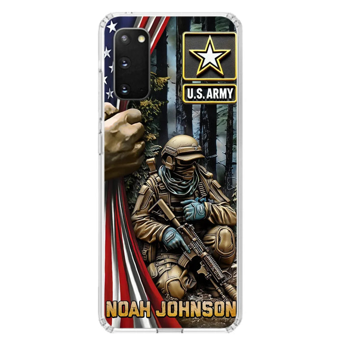 Custom Personalized Veteran Phone Case For iPhone/ Samsung - Veteran Gift Idea - Custom Name