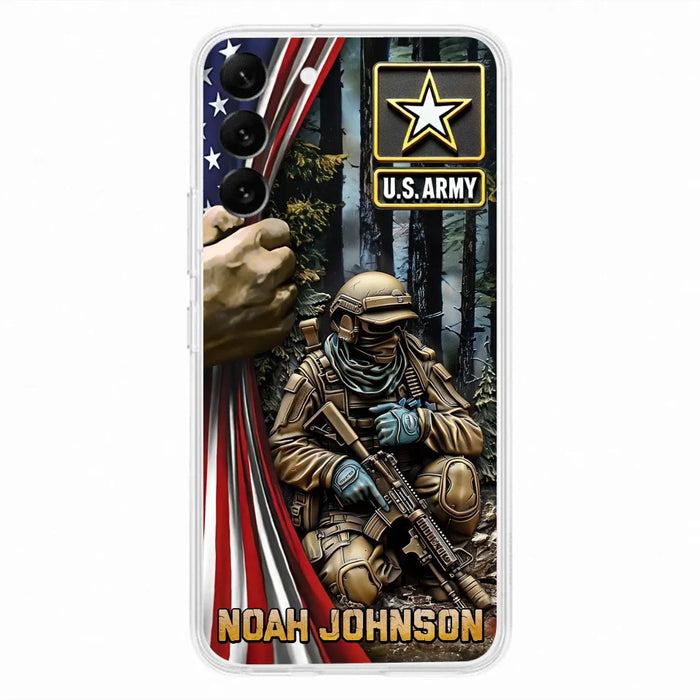 Custom Personalized Veteran Phone Case For iPhone/ Samsung - Veteran Gift Idea - Custom Name