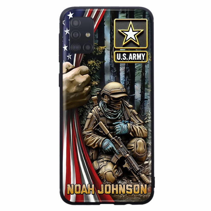 Custom Personalized Veteran Phone Case For iPhone/ Samsung - Veteran Gift Idea - Custom Name