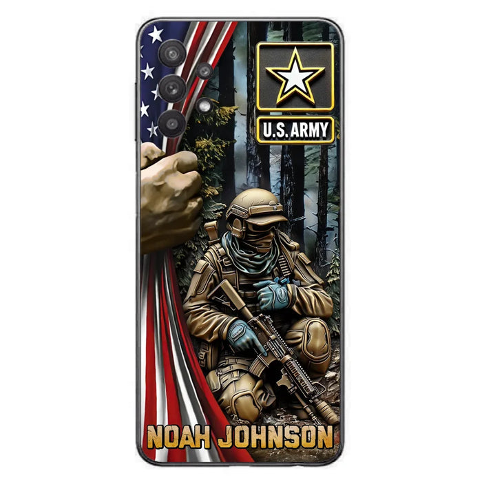 Custom Personalized Veteran Phone Case For iPhone/ Samsung - Veteran Gift Idea - Custom Name