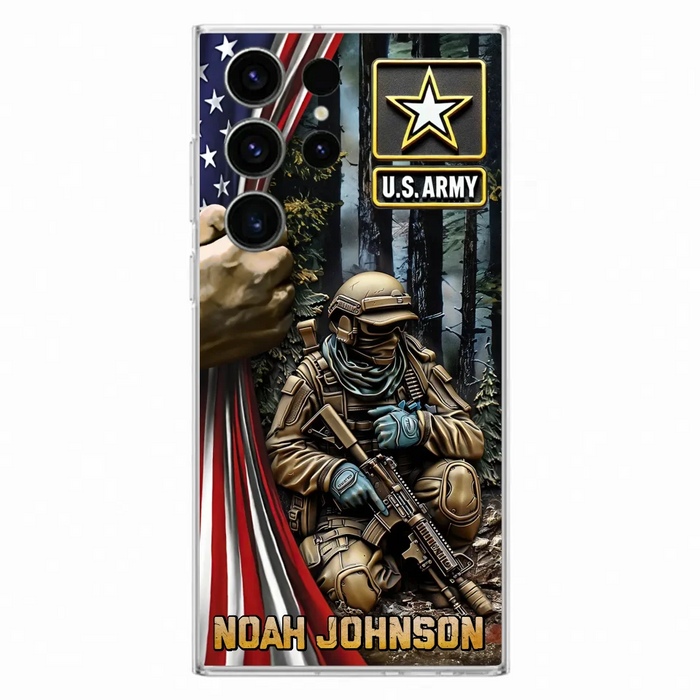 Custom Personalized Veteran Phone Case For iPhone/ Samsung - Veteran Gift Idea - Custom Name