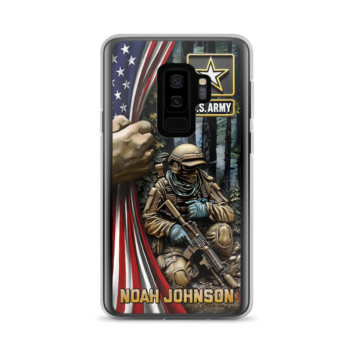 Custom Personalized Veteran Phone Case For iPhone/ Samsung - Veteran Gift Idea - Custom Name