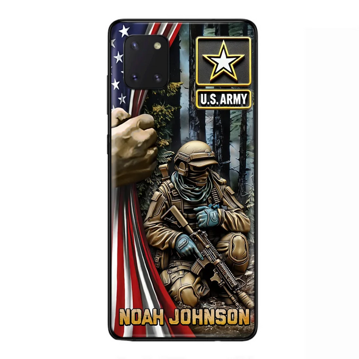 Custom Personalized Veteran Phone Case For iPhone/ Samsung - Veteran Gift Idea - Custom Name