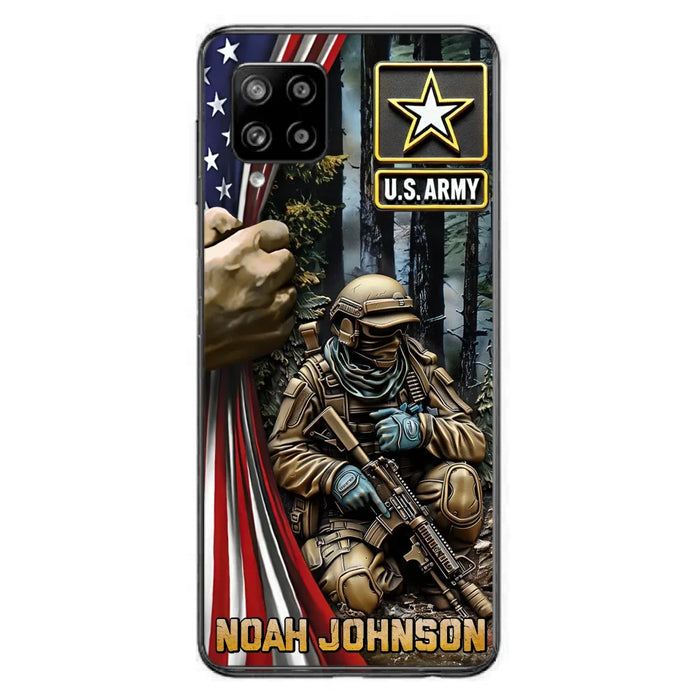 Custom Personalized Veteran Phone Case For iPhone/ Samsung - Veteran Gift Idea - Custom Name