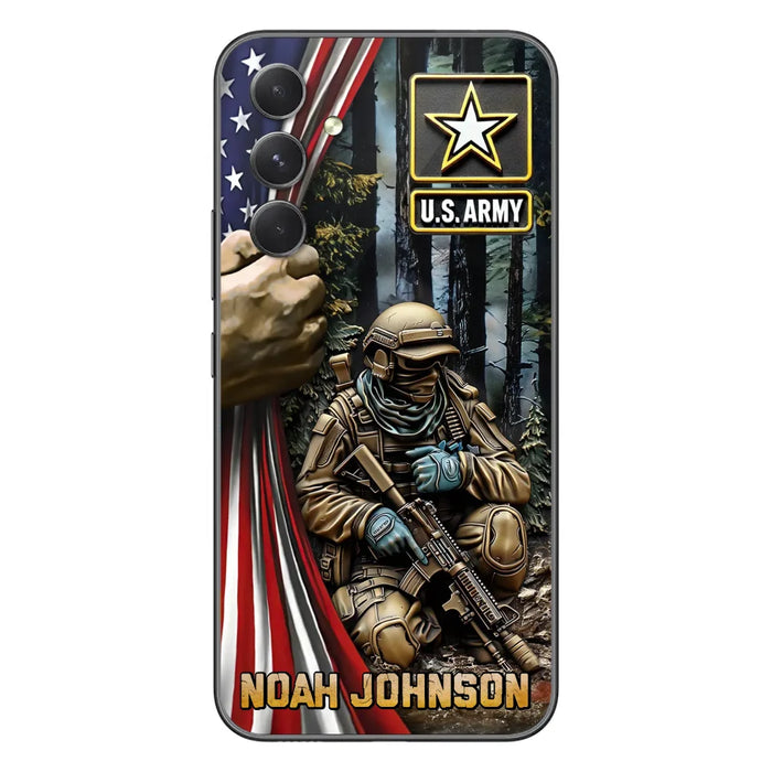 Custom Personalized Veteran Phone Case For iPhone/ Samsung - Veteran Gift Idea - Custom Name