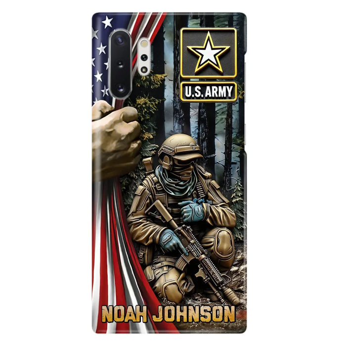 Custom Personalized Veteran Phone Case For iPhone/ Samsung - Veteran Gift Idea - Custom Name