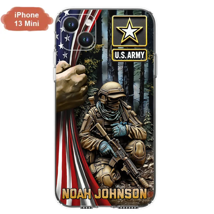 Custom Personalized Veteran Phone Case For iPhone/ Samsung - Veteran Gift Idea - Custom Name