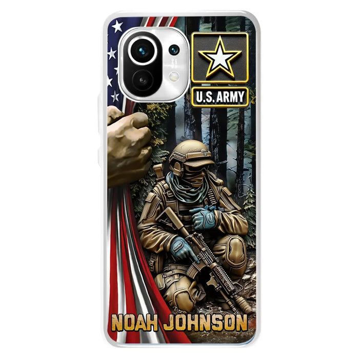 Custom Personalized Veteran Oppo/ Xiaomi/ Huawei Phone Case - Veteran Gift Idea - Custom Name