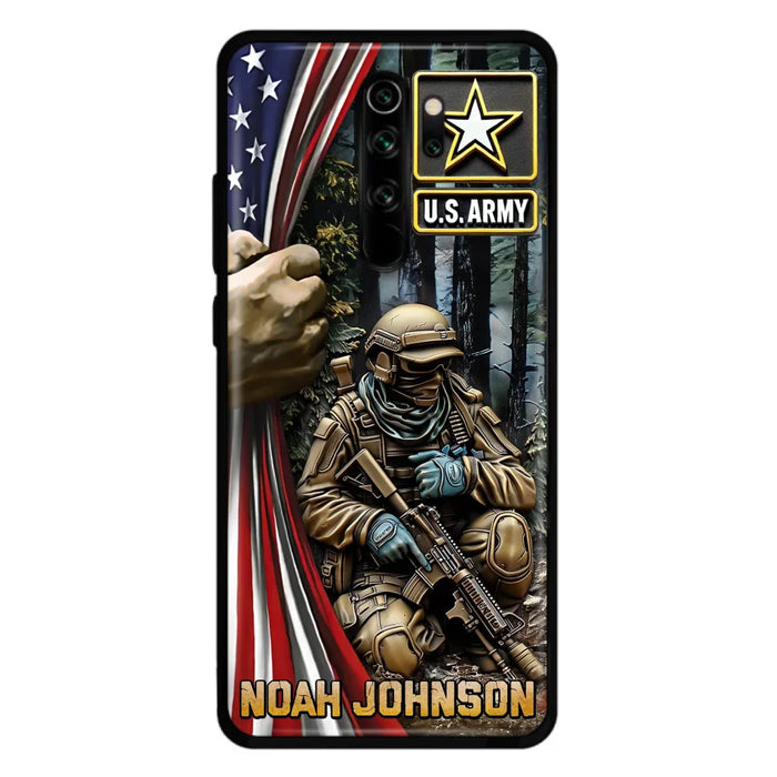 Custom Personalized Veteran Oppo/ Xiaomi/ Huawei Phone Case - Veteran Gift Idea - Custom Name