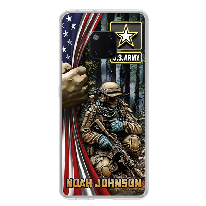 Custom Personalized Veteran Oppo/ Xiaomi/ Huawei Phone Case - Veteran Gift Idea - Custom Name