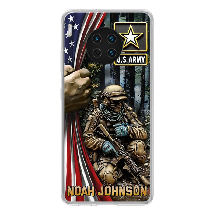 Custom Personalized Veteran Oppo/ Xiaomi/ Huawei Phone Case - Veteran Gift Idea - Custom Name