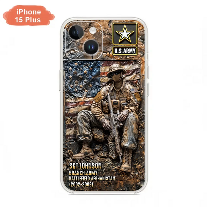 Custom Personalized Veteran Phone Case For iPhone/ Samsung - Veteran Gift Idea