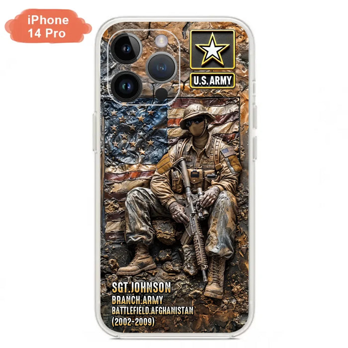 Custom Personalized Veteran Phone Case For iPhone/ Samsung - Veteran Gift Idea