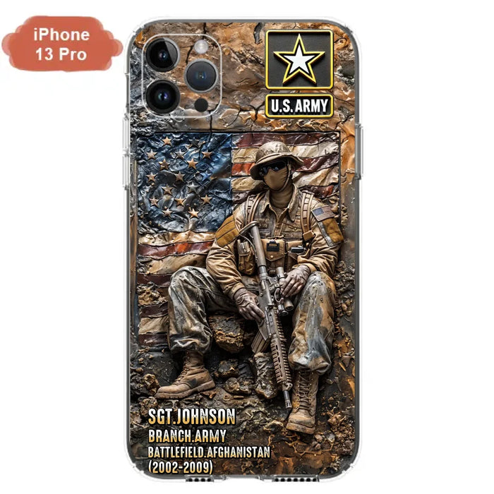 Custom Personalized Veteran Phone Case For iPhone/ Samsung - Veteran Gift Idea