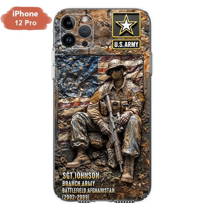 Custom Personalized Veteran Phone Case For iPhone/ Samsung - Veteran Gift Idea