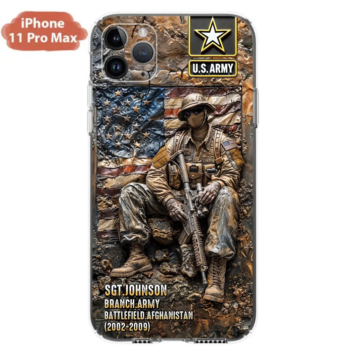 Custom Personalized Veteran Phone Case For iPhone/ Samsung - Veteran Gift Idea