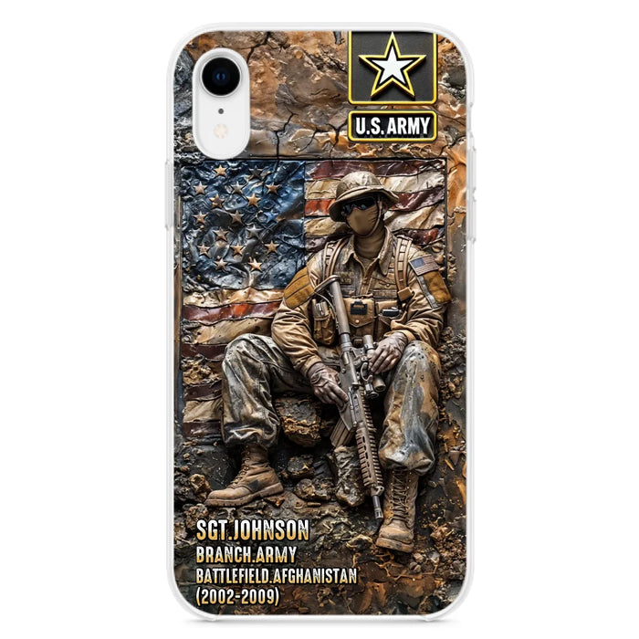 Custom Personalized Veteran Phone Case For iPhone/ Samsung - Veteran Gift Idea