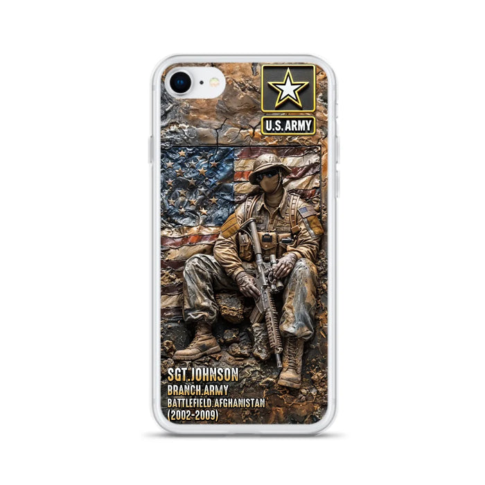 Custom Personalized Veteran Phone Case For iPhone/ Samsung - Veteran Gift Idea