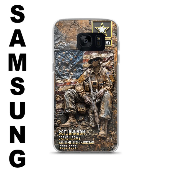 Custom Personalized Veteran Phone Case For iPhone/ Samsung - Veteran Gift Idea