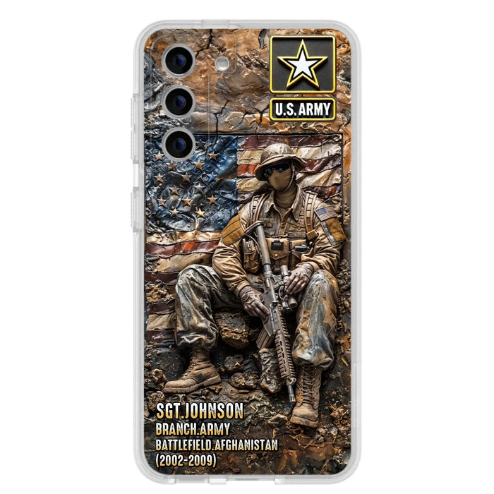 Custom Personalized Veteran Phone Case For iPhone/ Samsung - Veteran Gift Idea